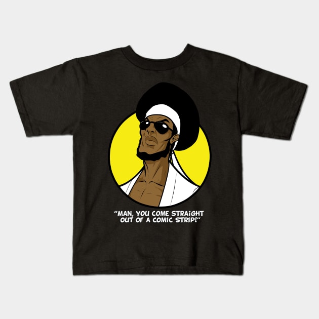 Bushido Brown Kids T-Shirt by BlackActionTeesOnDemand